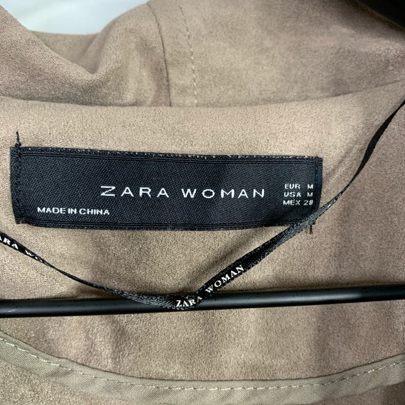 SOLD ZARA faux suede moto jacket✨M - Picture 5 of 5